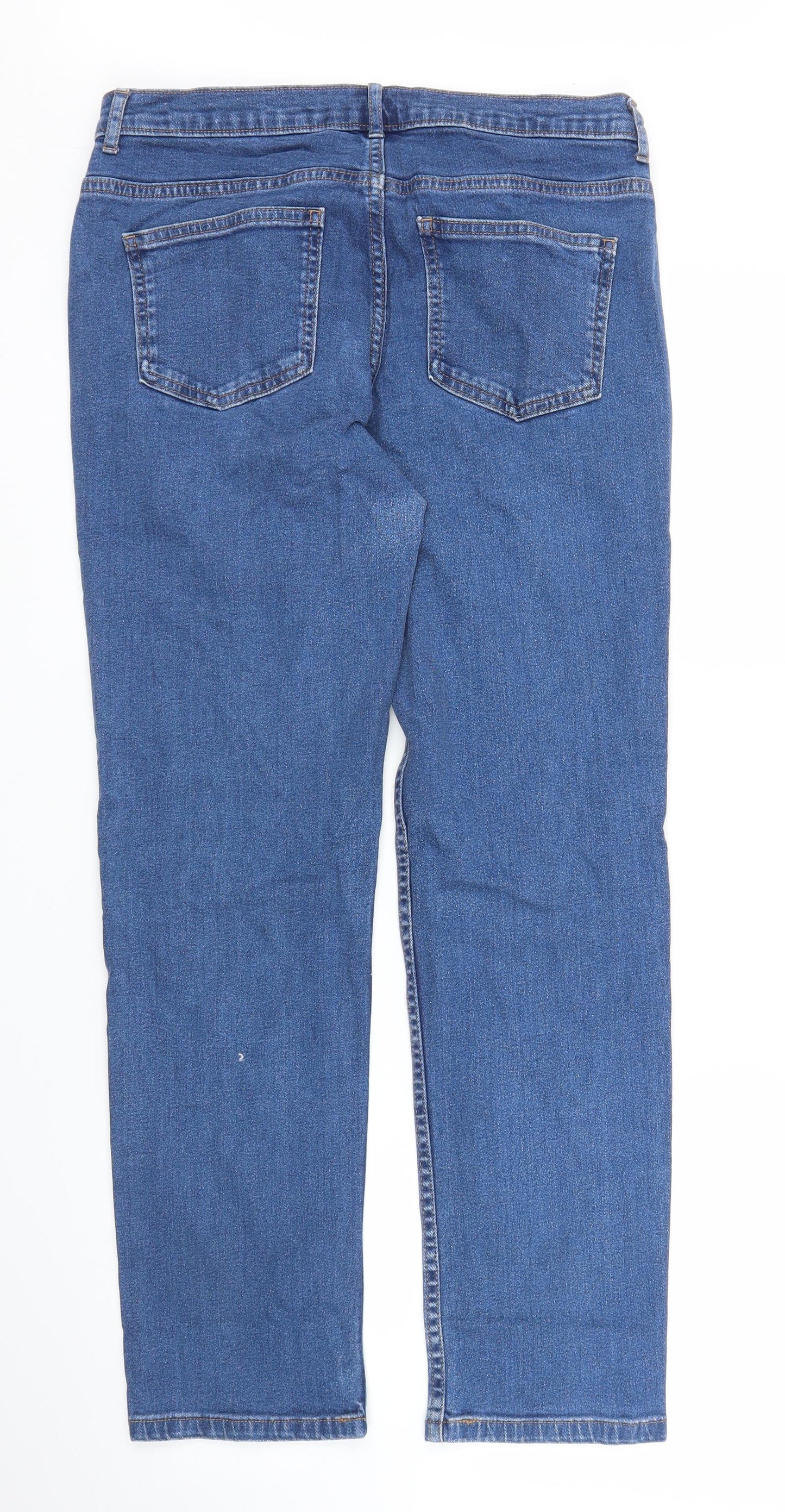 Preworn Mens Blue  Denim Straight Jeans Size 30 in L26 in