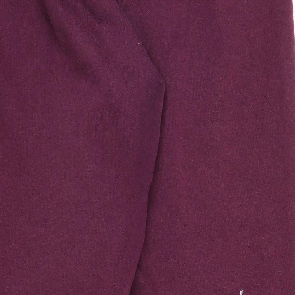 LA Gear Womens Purple   Sweatpants Trousers Size 12 L26 in