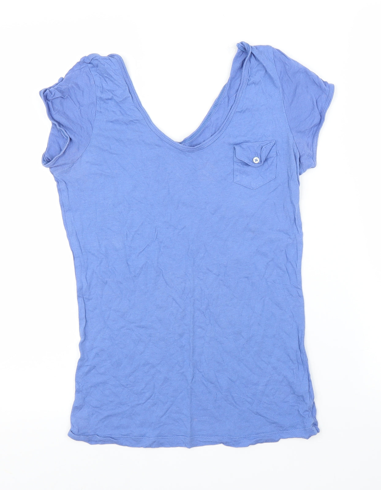 Preworn Womens Blue   Basic T-Shirt Size S