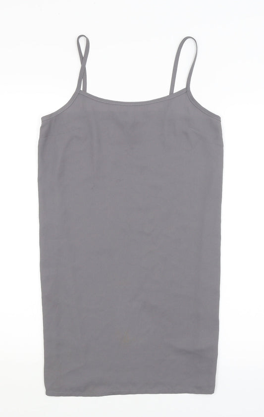 Topshop Womens Grey   Camisole Tank Size 8