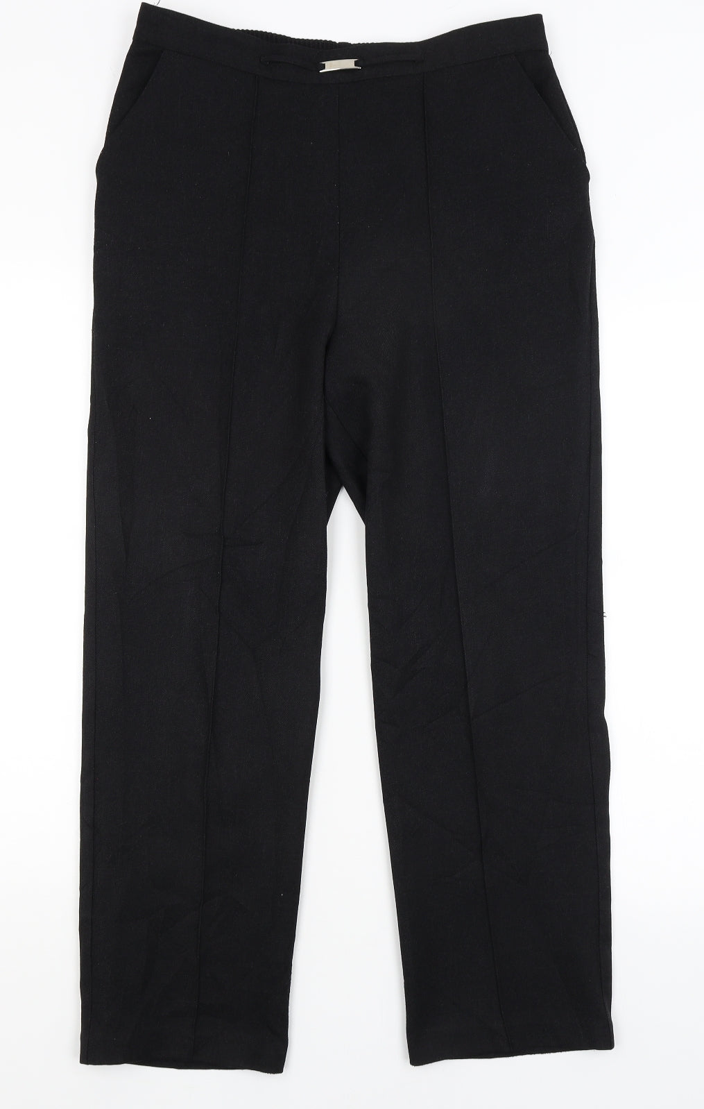 Papaya Womens Black   Trousers  Size 10 L26.5 in
