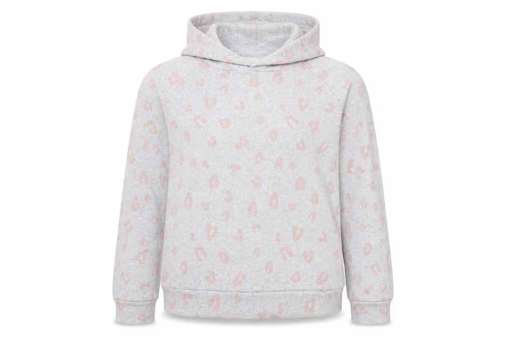 George Womens Grey   Pullover Hoodie Size 6  - Hearts