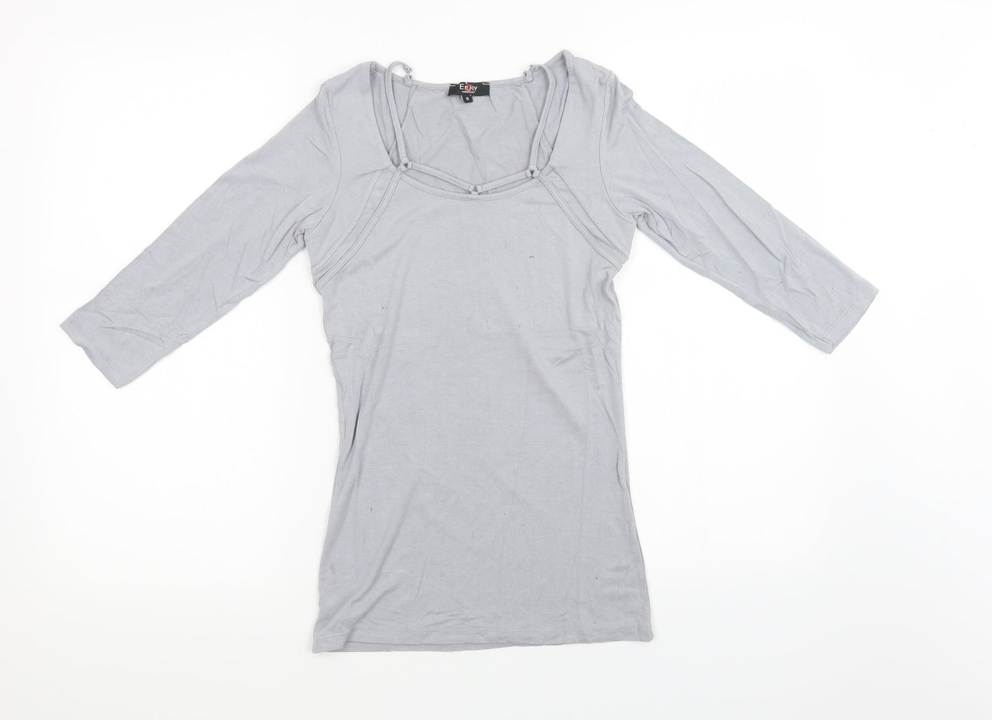 Preworn Womens Grey   Basic T-Shirt Size S
