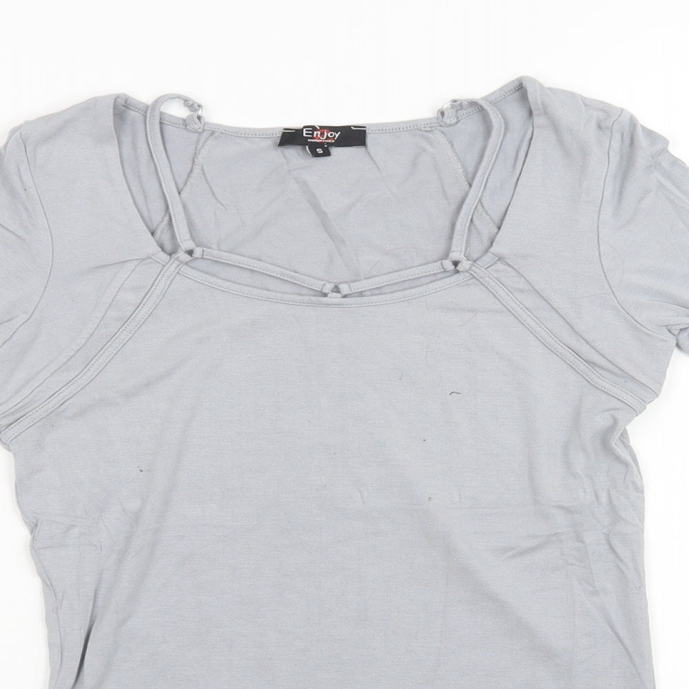 Preworn Womens Grey   Basic T-Shirt Size S
