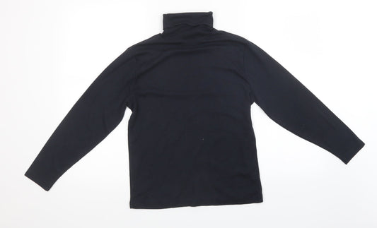 Emreco Womens Blue  Knit Pullover Sweatshirt Size 14