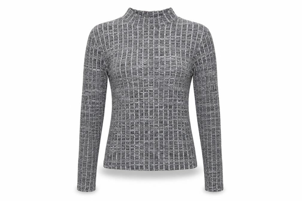 Miss Selfridge Womens Grey  Knit Pullover Sweatshirt Size 8