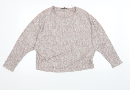 Primark Womens Brown  Knit Pullover Sweatshirt Size XS