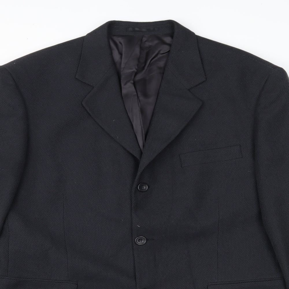 Principles Mens Blue   3 Piece Suit Jacket