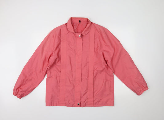Preworn Womens Pink   Overcoat Coat Size 14