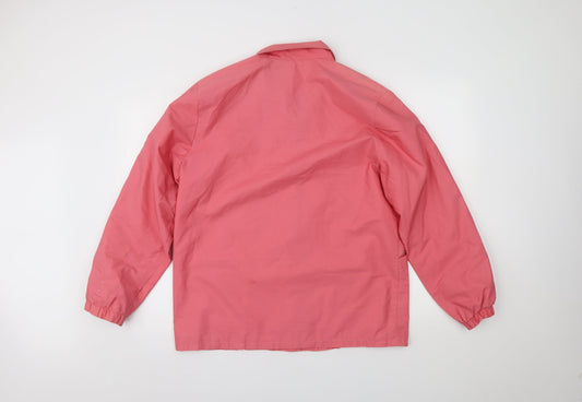 Preworn Womens Pink   Overcoat Coat Size 14