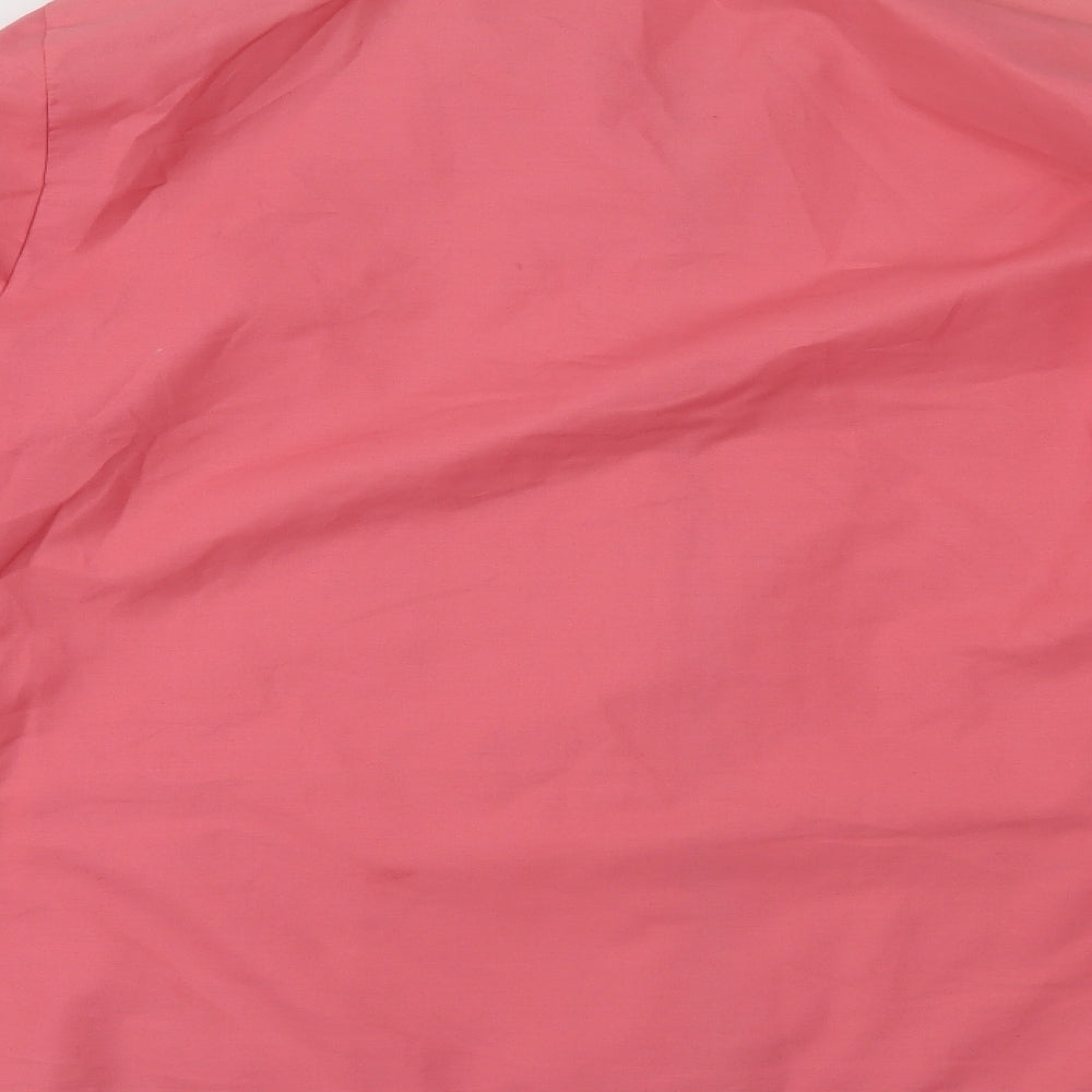 Preworn Womens Pink   Overcoat Coat Size 14