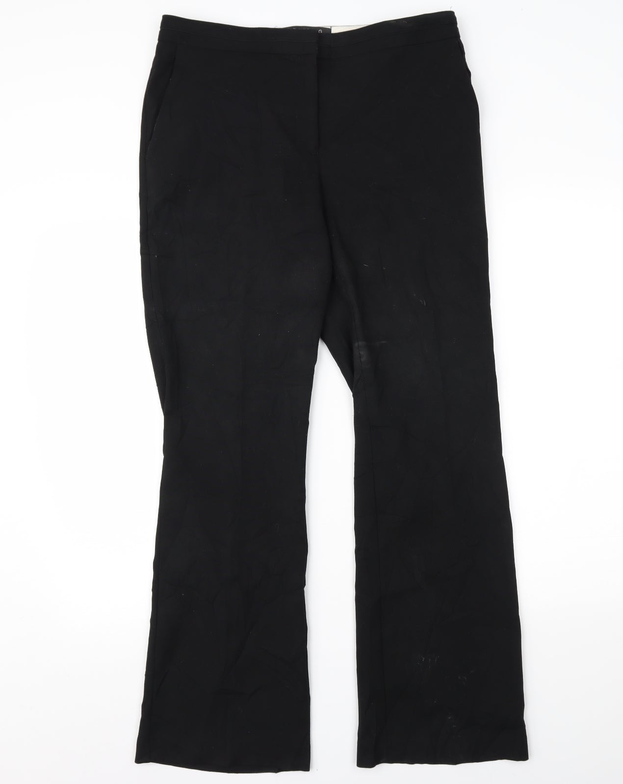 NEXT Womens Black   Trousers  Size 12 L28 in