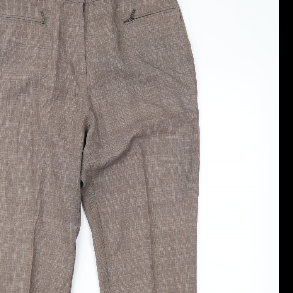 Marks and Spencer Womens Brown   Trousers  Size 14 L24 in