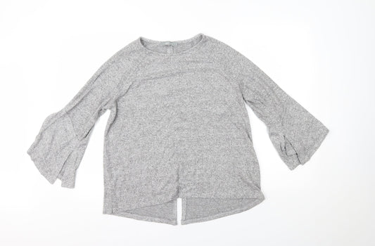 COIN 1804 Womens Grey   Basic Blouse Size L