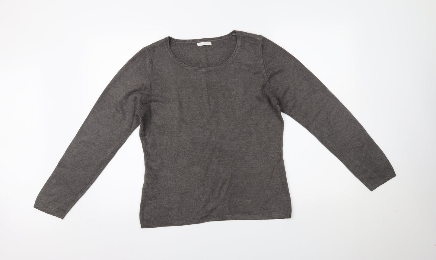 Matalan Womens Grey   Pullover Jumper Size 14