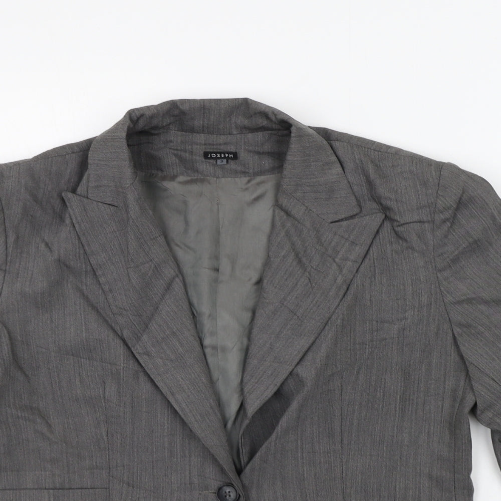 Joesph  Womens Grey   Jacket Suit Jacket Size M