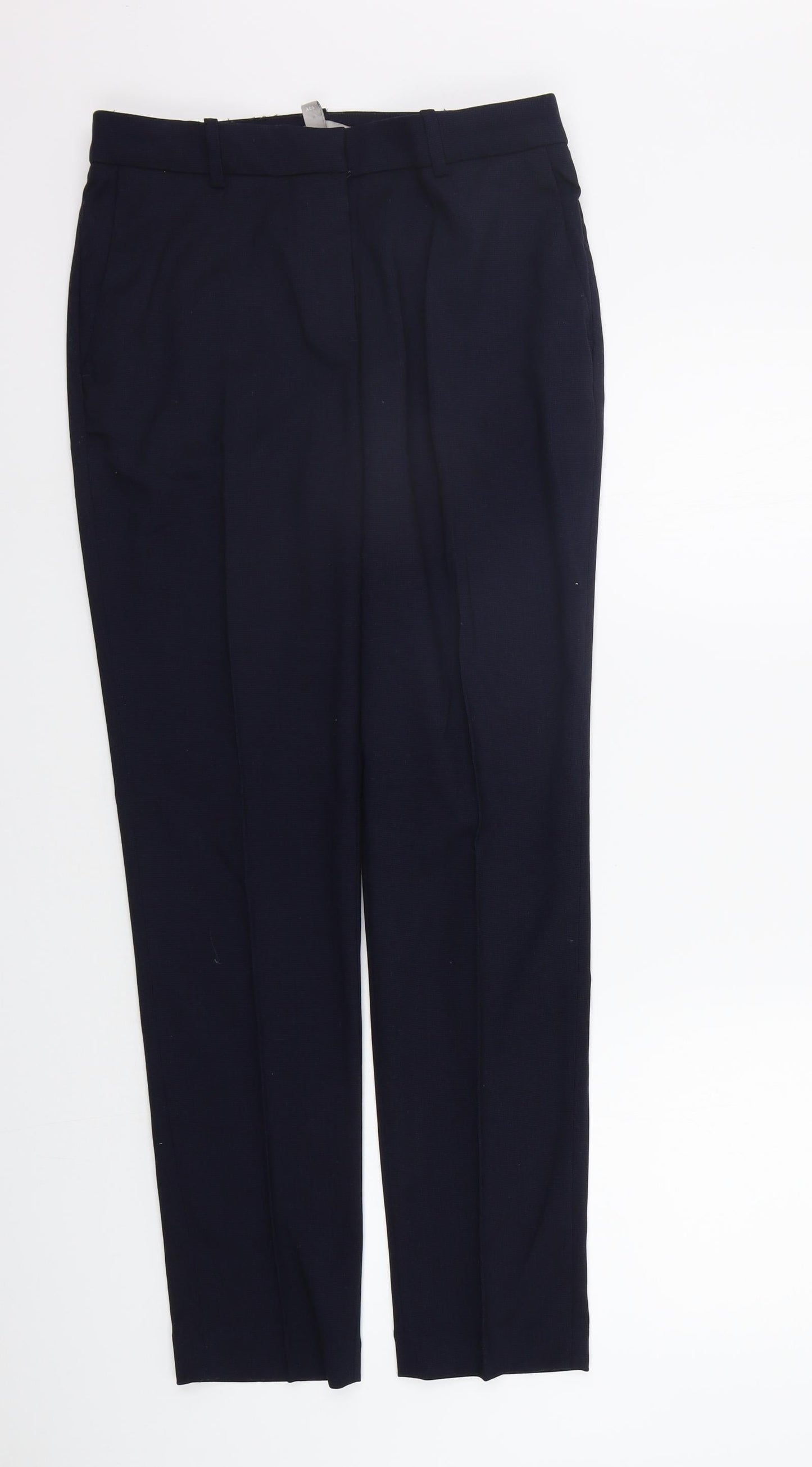 H&M Womens Blue   Trousers  Size 10 L29 in