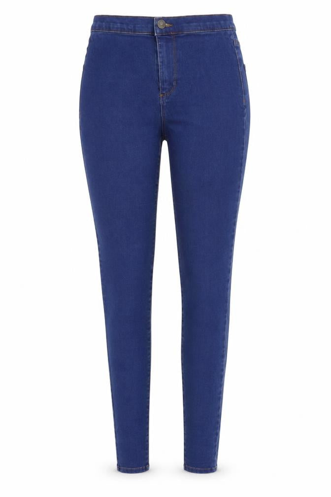 Denim & Co. Womens Blue   Straight Jeans Size 8 L32 in