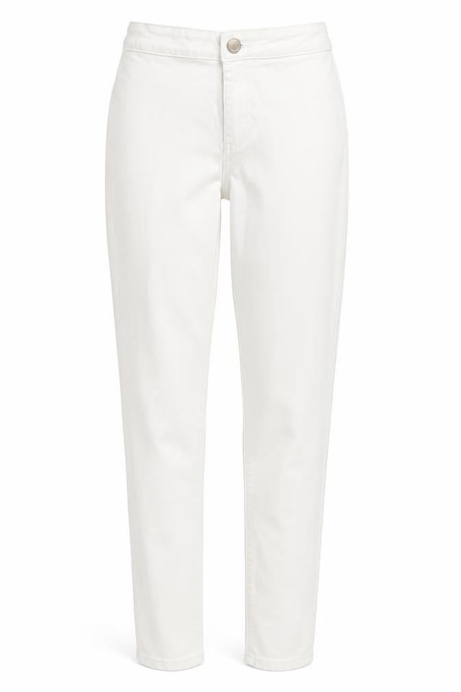 New Look Womens White   Straight Jeans Size 8 L28 in