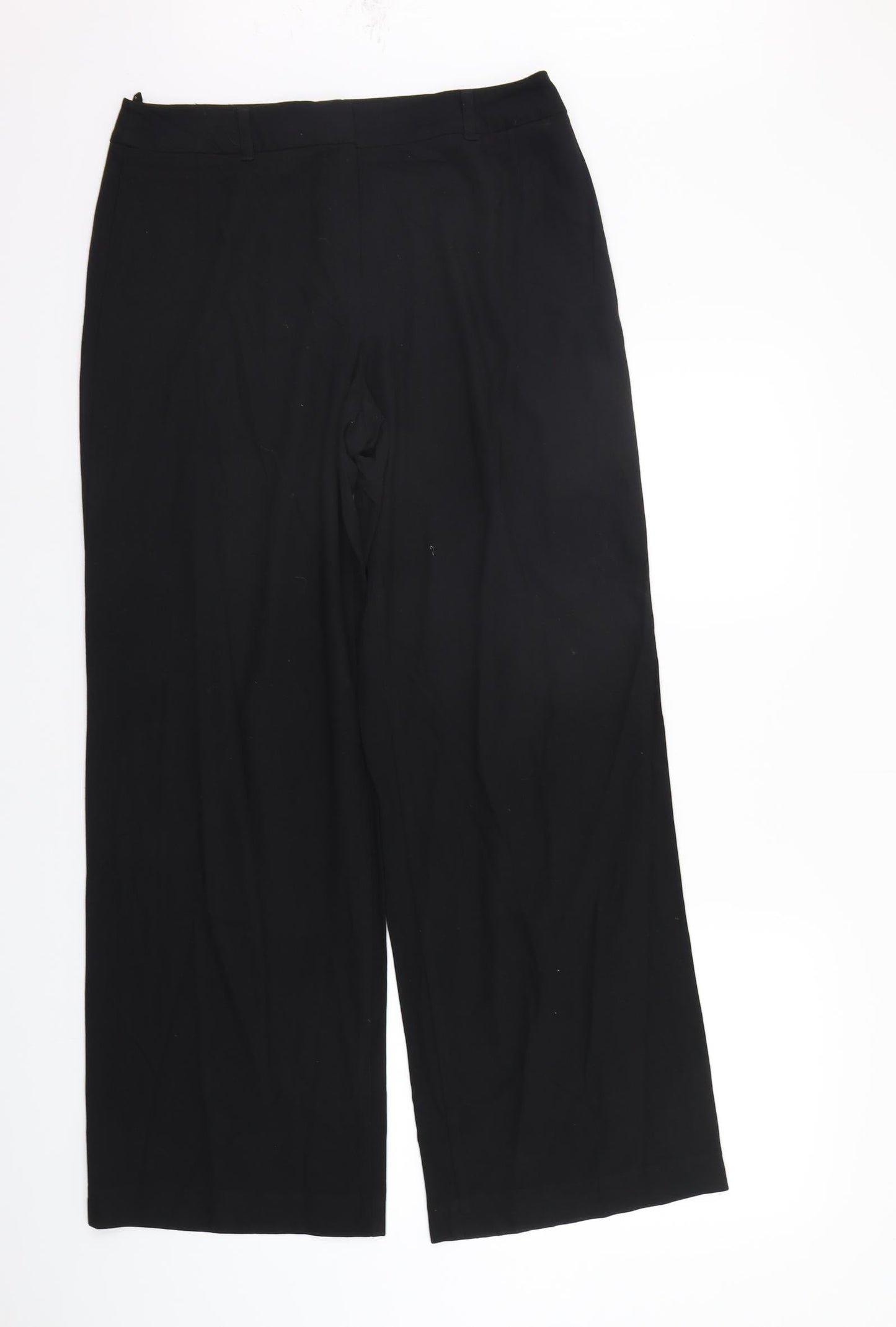 Marks and Spencer Womens Black   Trousers  Size 14 L29 in