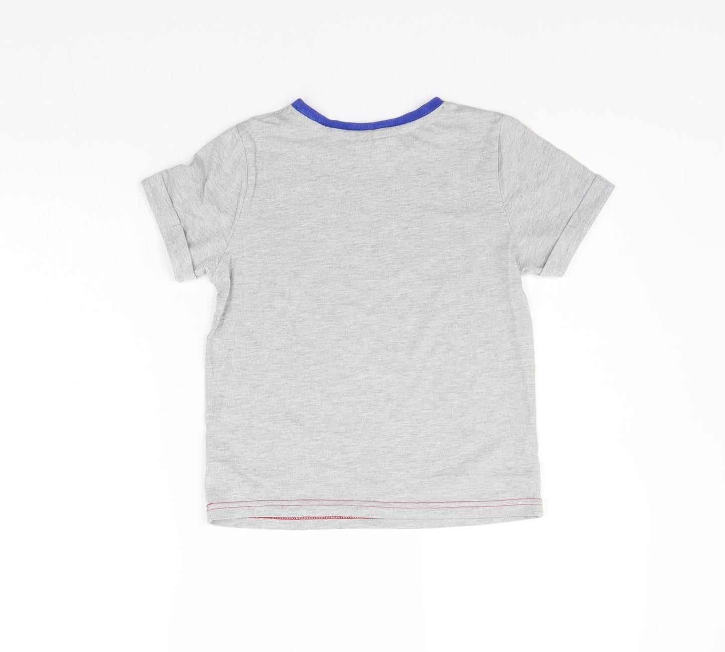 George Girls Grey   Basic T-Shirt Size 7-8 Years  - lego