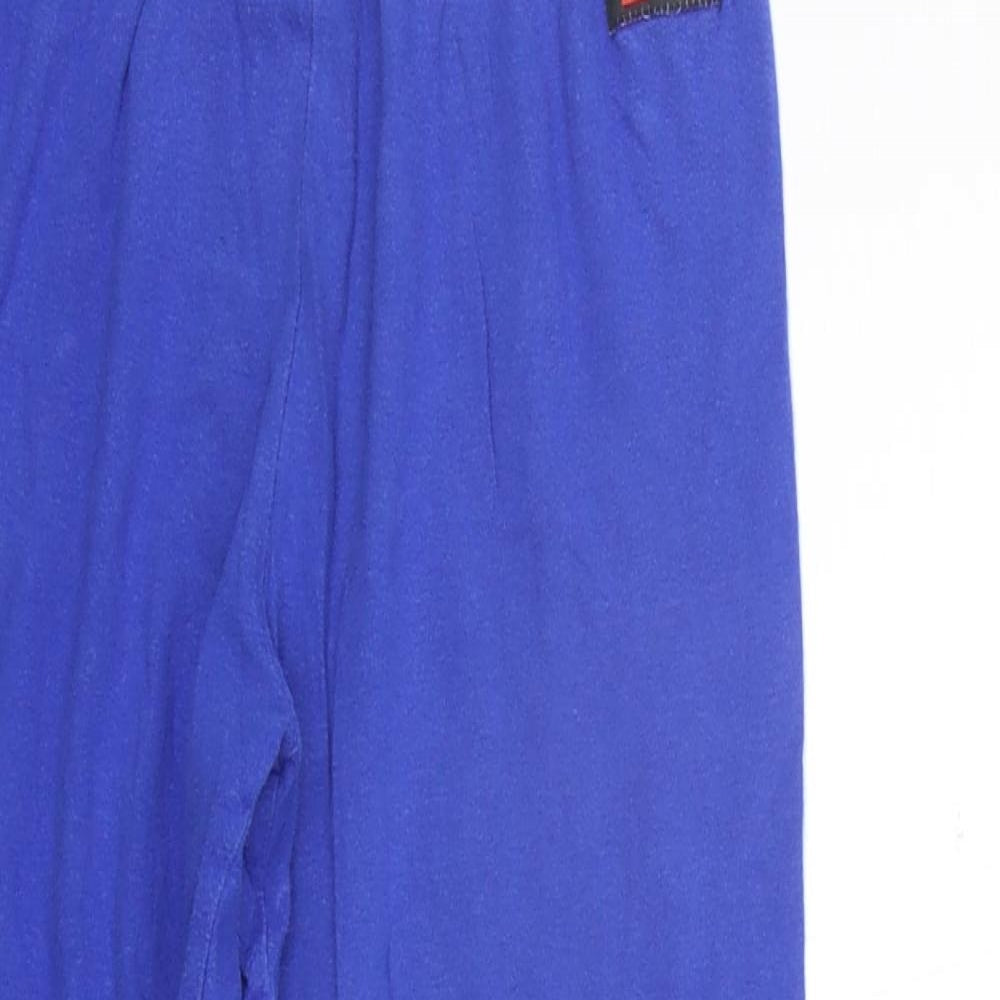 George Girls Blue Solid   Lounge Pants Size 7-8 Years  - Superman