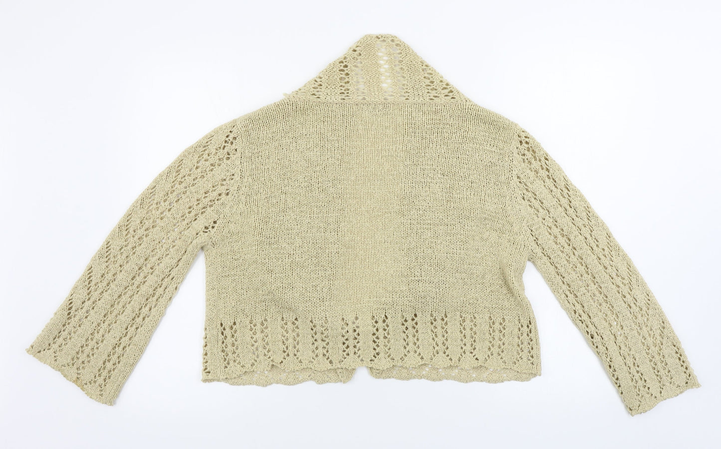 Papaya  Womens Beige   Cardigan Jumper Size 14