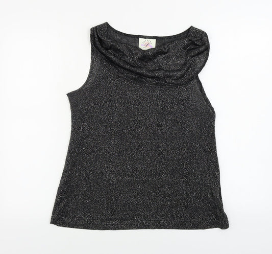 Peepers  Womens Black   Basic Blouse Size 14