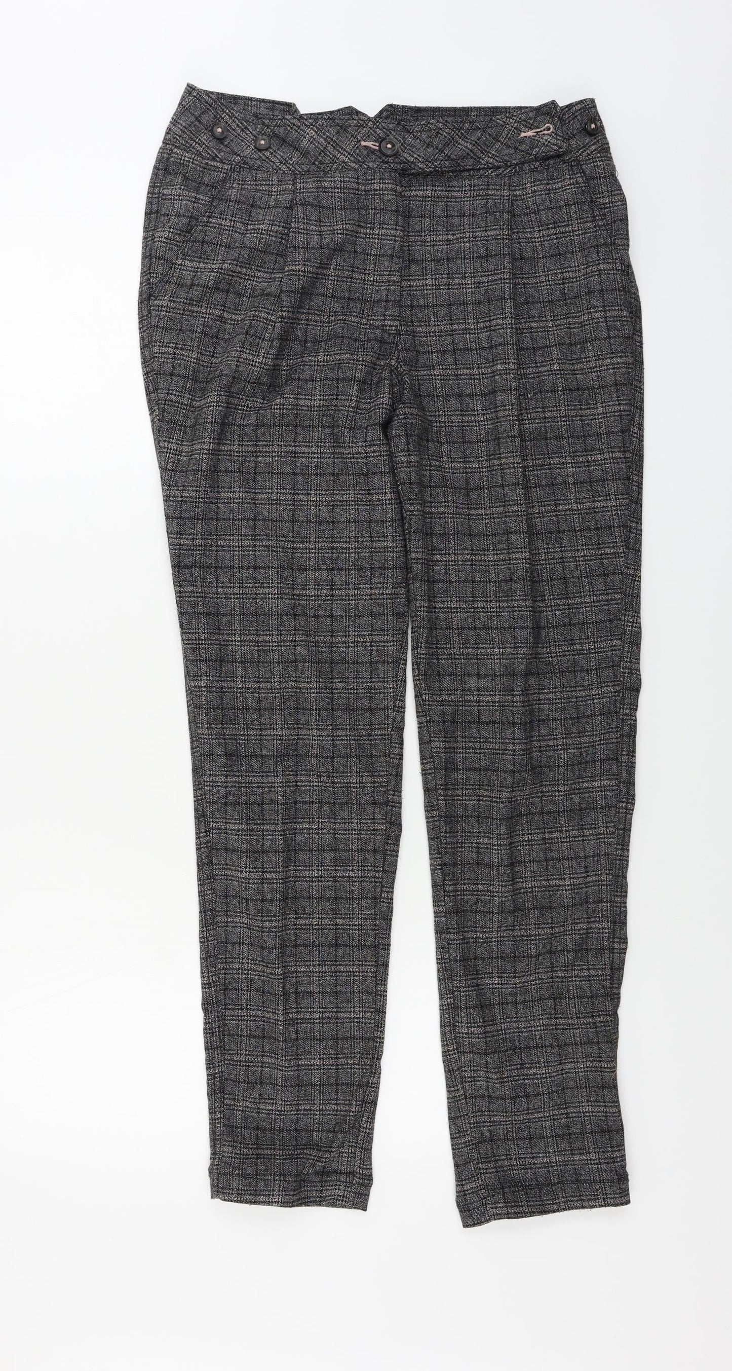 NEXT  Womens Grey   Trousers  Size 10 L28 in