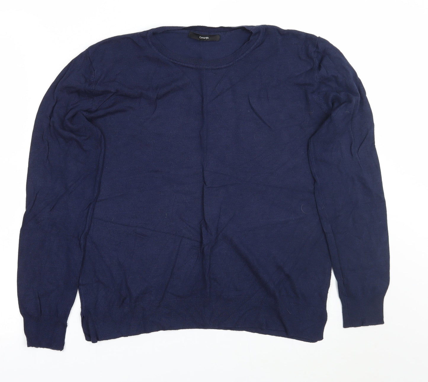 George Womens Blue   Pullover Jumper Size 14