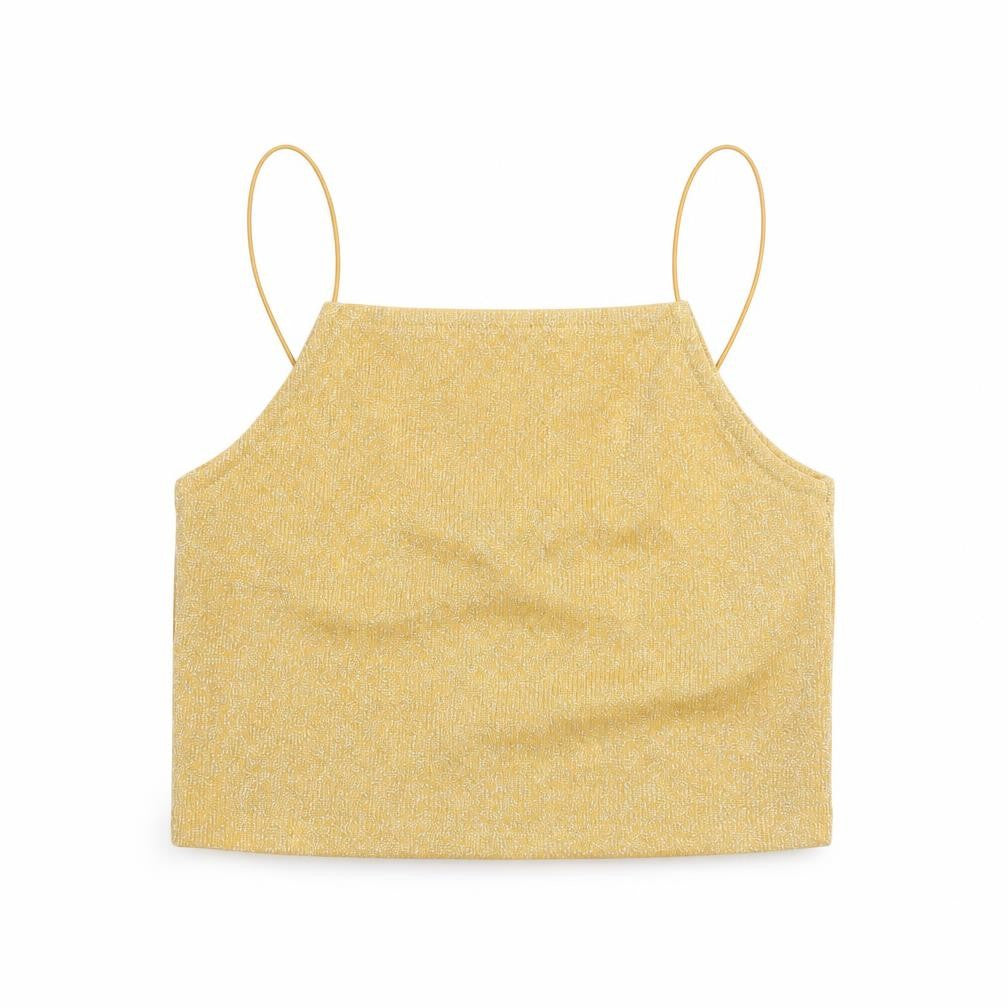 Newlook Womens Yellow   Cropped Tank Size 10