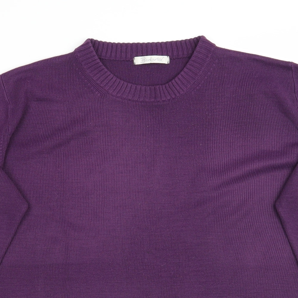 Berkertex Womens Purple   Pullover Jumper Size 14