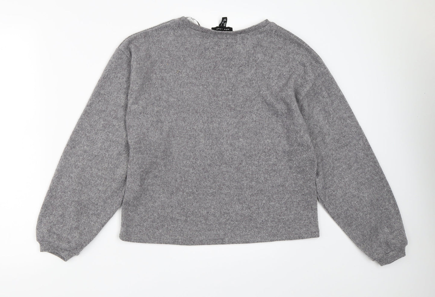 New Look Womens Grey   Pullover Jumper Size S