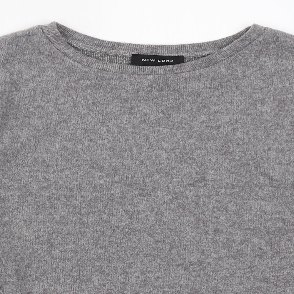New Look Womens Grey   Pullover Jumper Size S