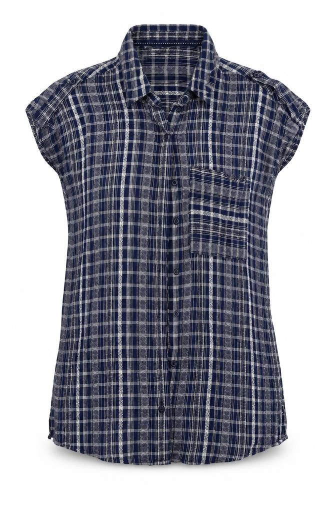 NEXT Womens Blue   Basic Button-Up Size 6