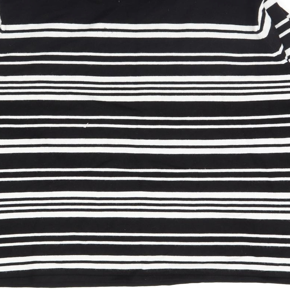 Berketex Womens Black Striped  Pullover Jumper Size 18