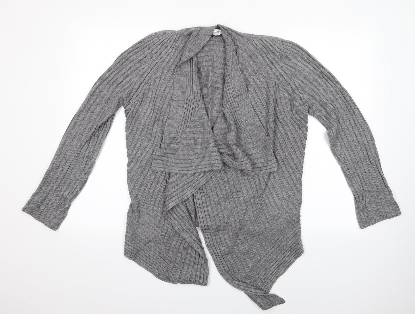 Preview Womens Grey   Cardigan Jumper Size S  - Waterfall Cardigan