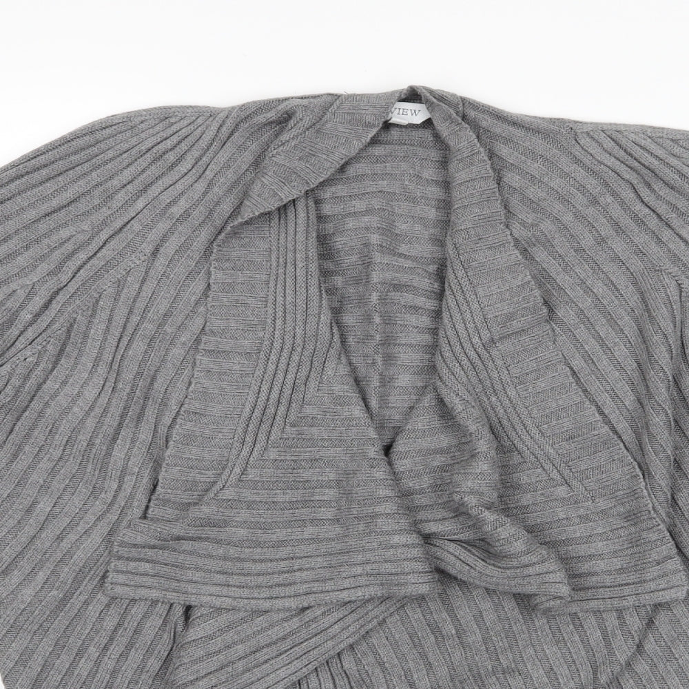 Preview Womens Grey   Cardigan Jumper Size S  - Waterfall Cardigan