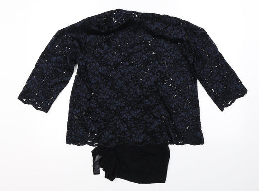 Marks & Spencer Womens Blue Floral  Basic Blouse Size 12