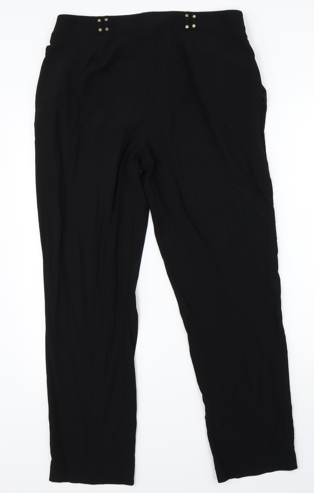 Marks & Spencer Womens Black   Dress Pants Trousers Size 12 L28 in