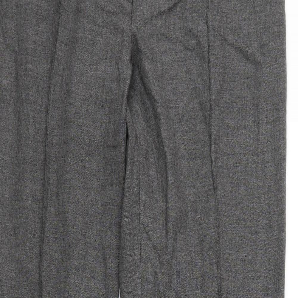 Linea Womens Grey   Dress Pants Trousers Size 10 L30 in