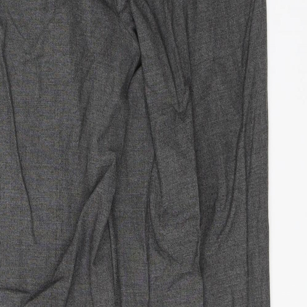 Linea Womens Grey   Dress Pants Trousers Size 10 L30 in