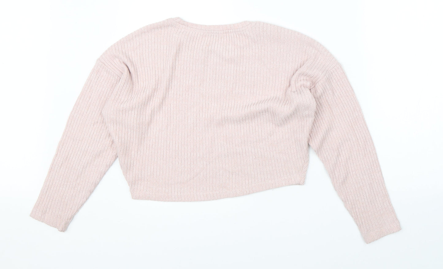 H&M Girls Pink   Pullover Jumper Size 11-12 Years