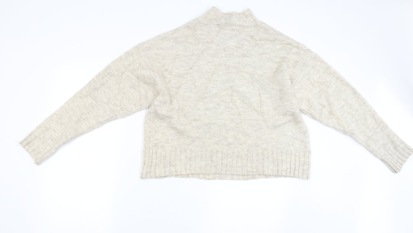 New Look Womens Beige   Pullover Jumper Size M