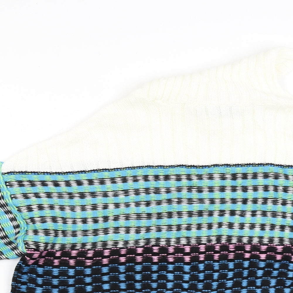 ASOS Womens Multicoloured Striped  Pullover Jumper Size 8