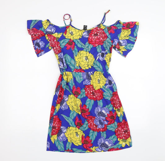 Atmosphere Womens Blue Floral  Shift  Size 6