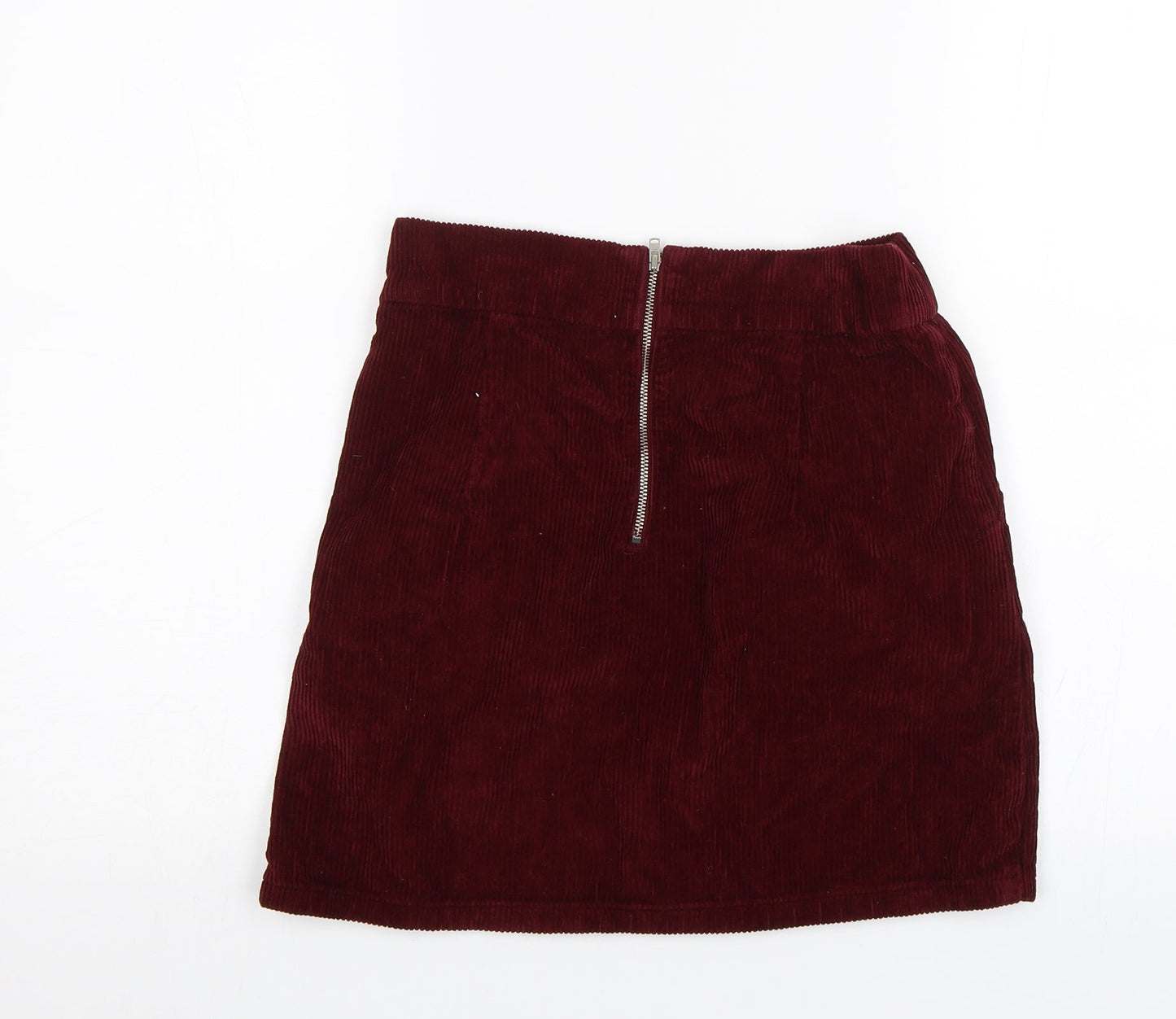 Topshop Womens Red   Mini Skirt Size 26 in