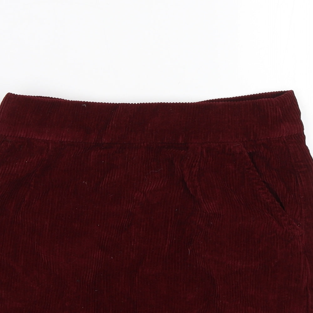 Topshop Womens Red   Mini Skirt Size 26 in