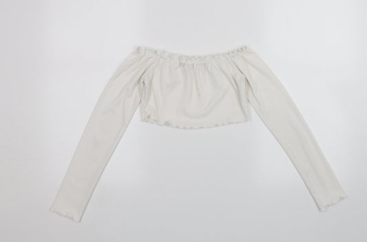 LOTD Womens White   Basic Blouse Size 6