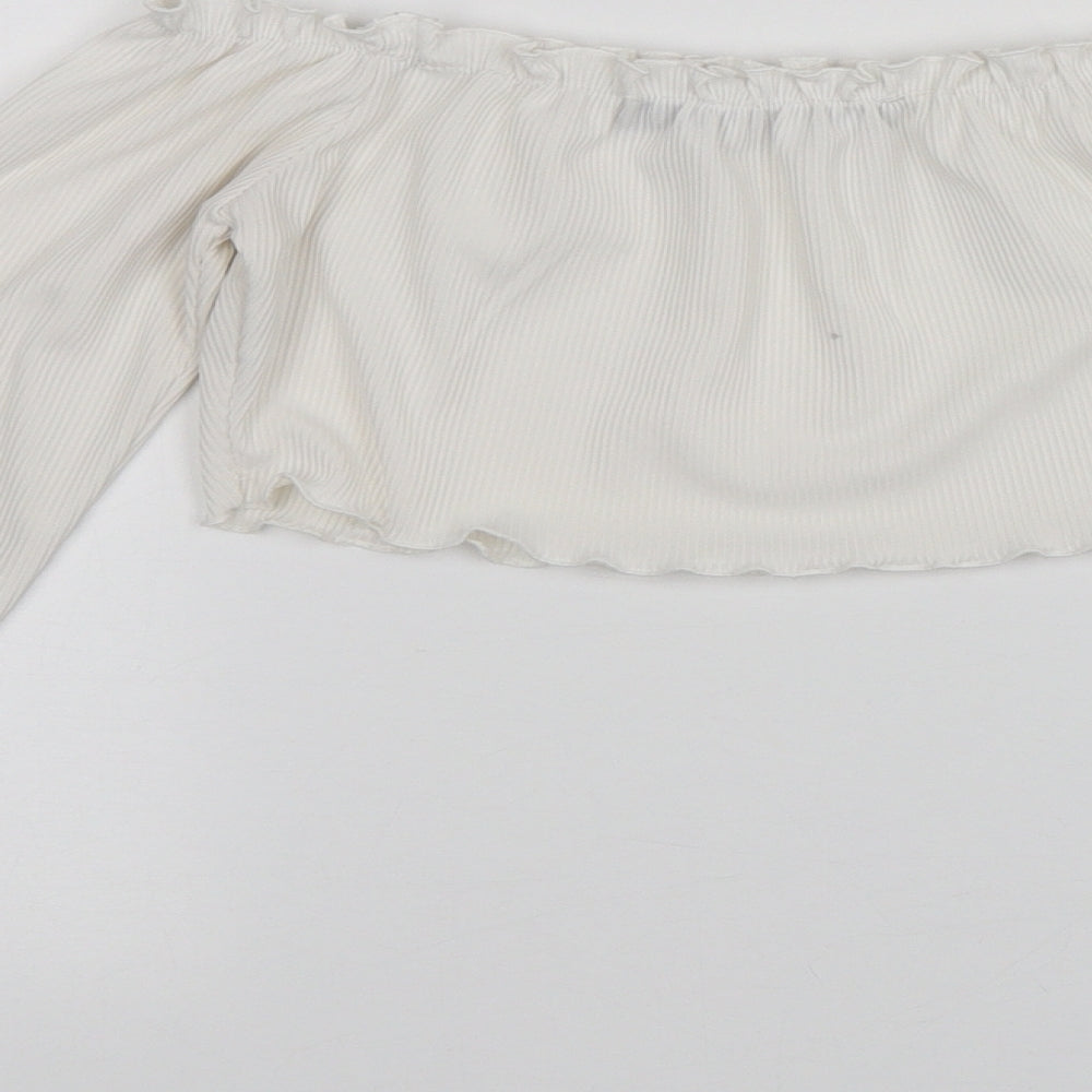 LOTD Womens White   Basic Blouse Size 6
